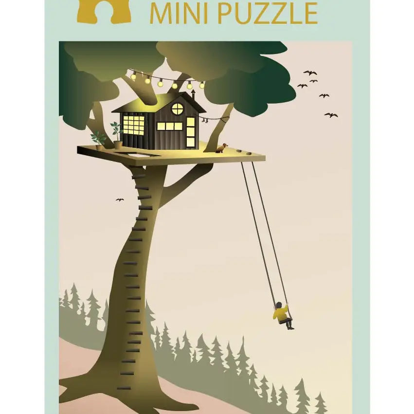 Puzzle 42 pièces Cabane dans les arbres 