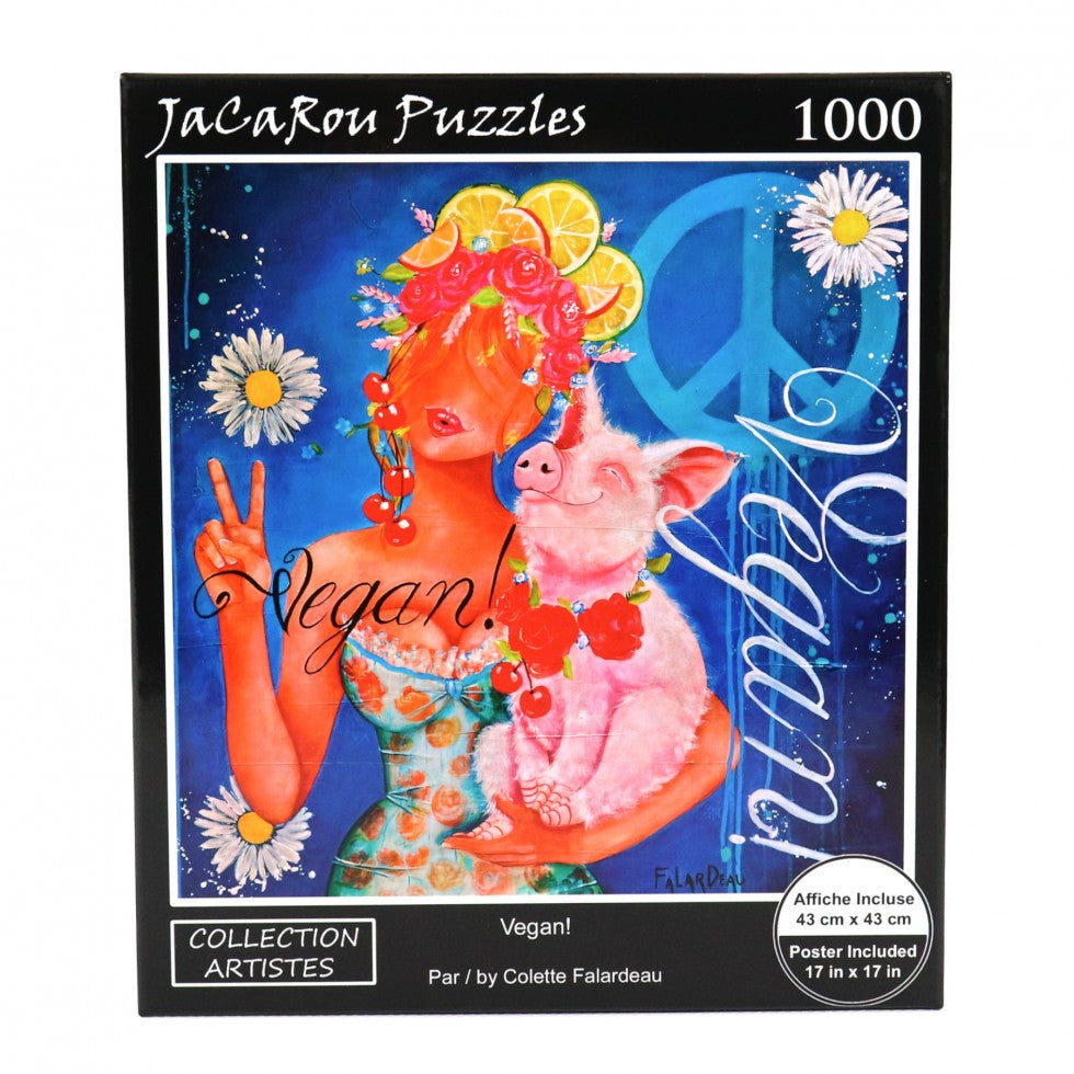 Puzzle 1000 pièces végétalien