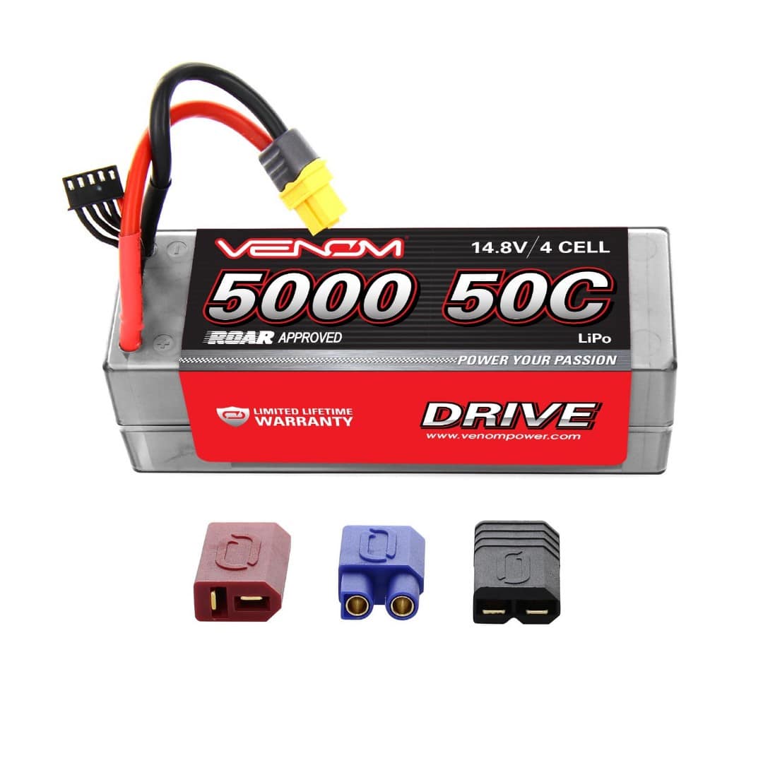 15031 ROAR LiPo battery 4S 14.8V 5000mAh 50C UNI 2.0 (Deans/EC3/Traxxas/XT60)