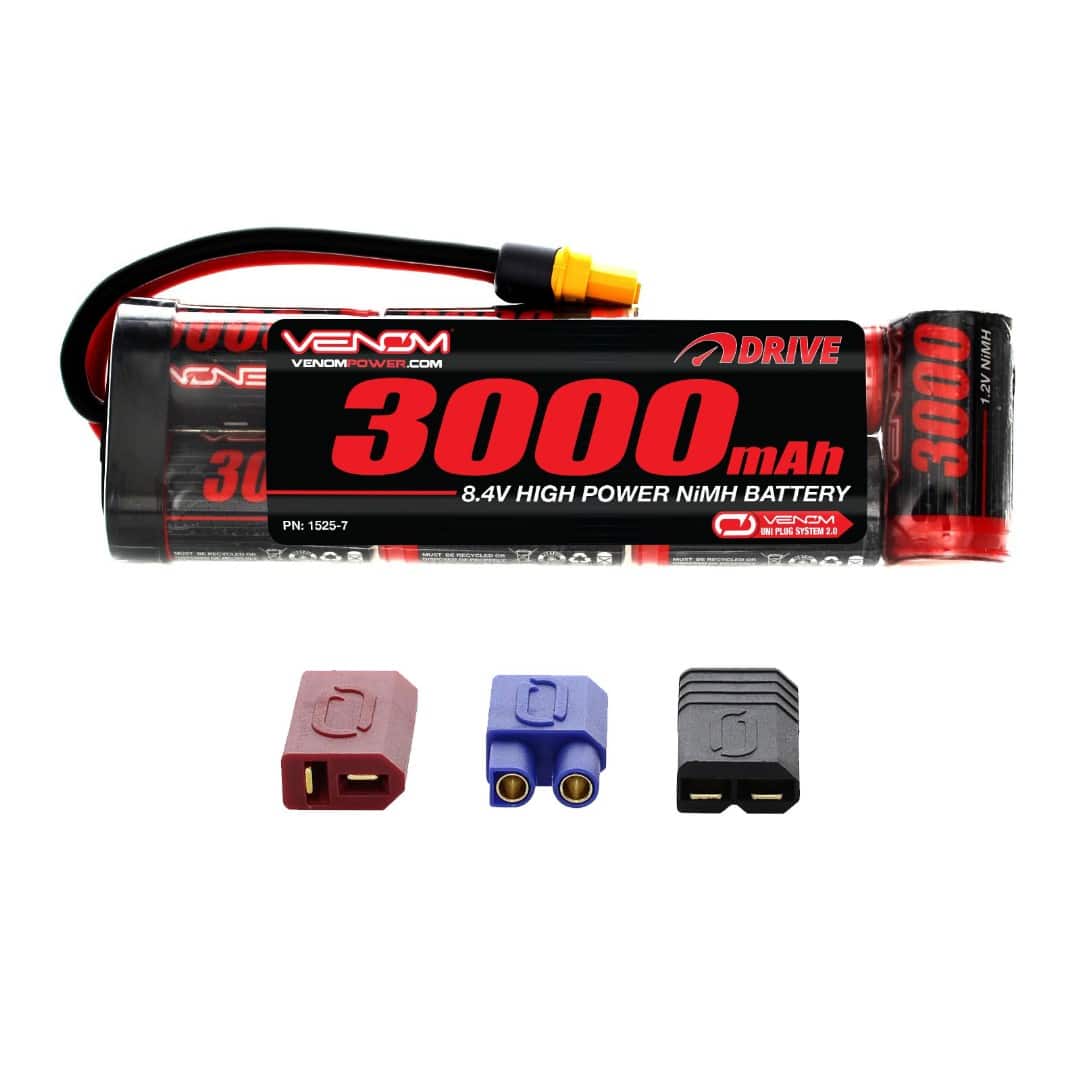 1525-7 Drive NiMH battery 7C 8.4V 3000mAh UNI 2.0 (Deans/EC3/Traxxas/XT60