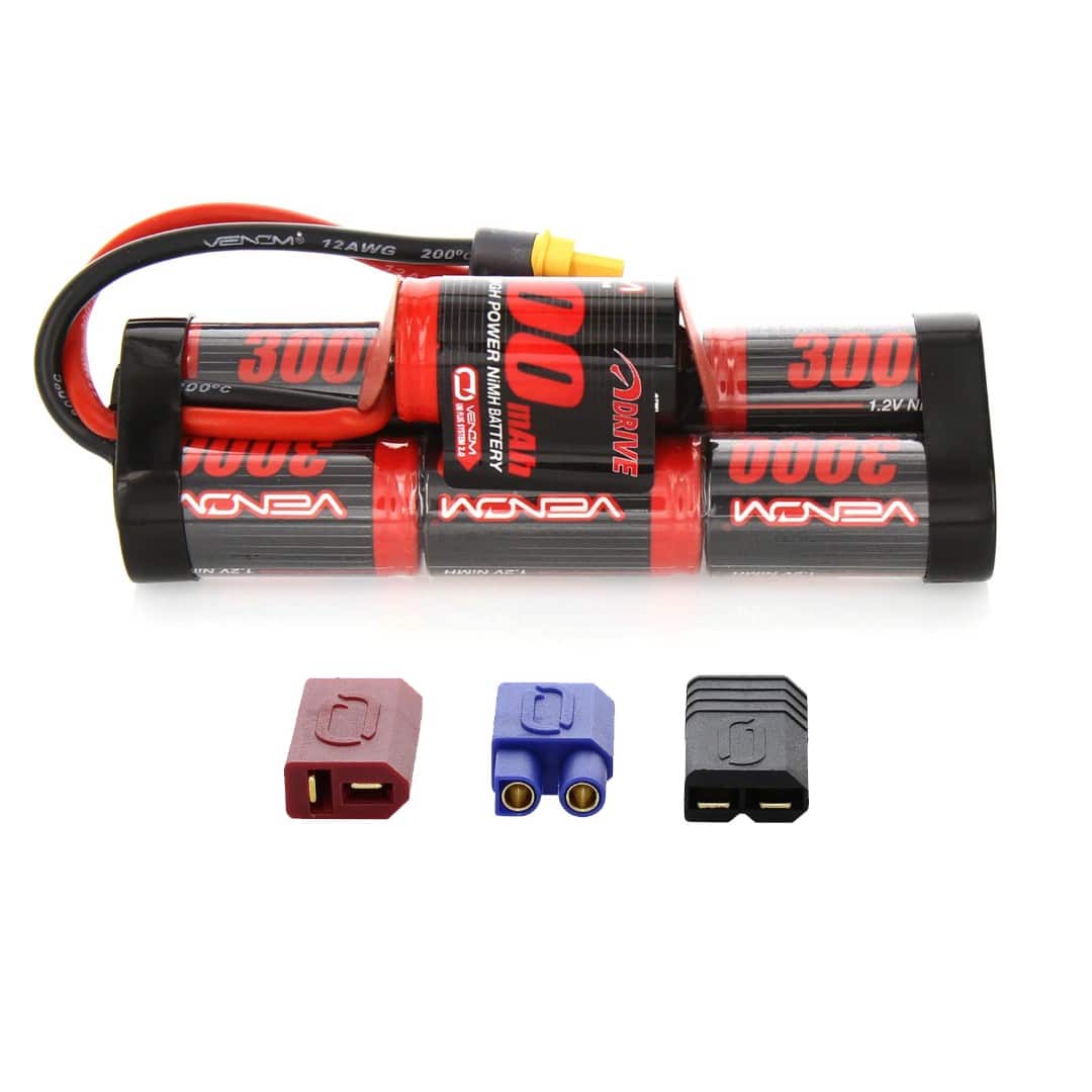 1532-7 NiMH battery 7C 8.4V 3000mAh Hump UNI 2.0 (Deans/EC3/Traxxas/XT60)