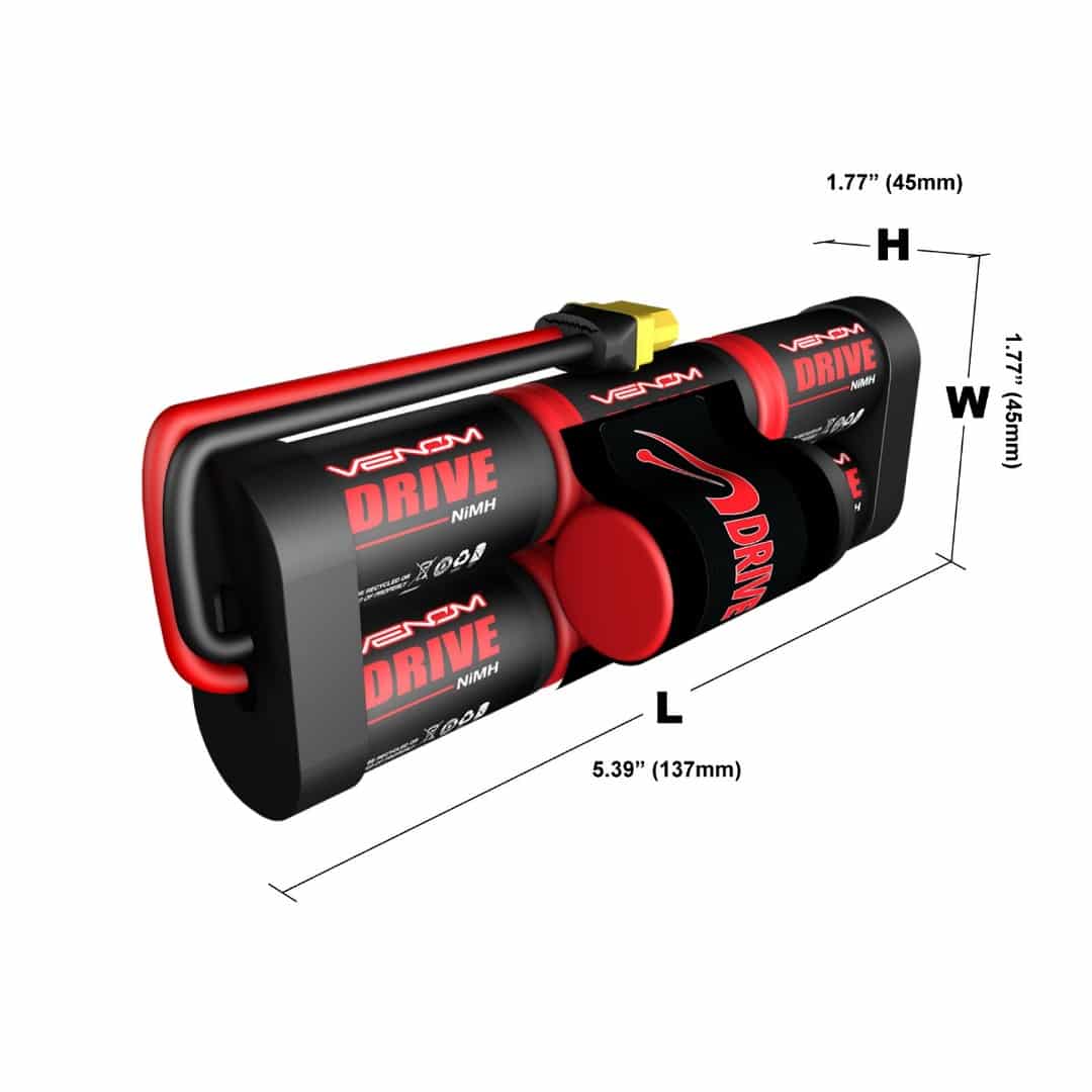 1532-7 NiMH battery 7C 8.4V 3000mAh Hump UNI 2.0 (Deans/EC3/Traxxas/XT60)