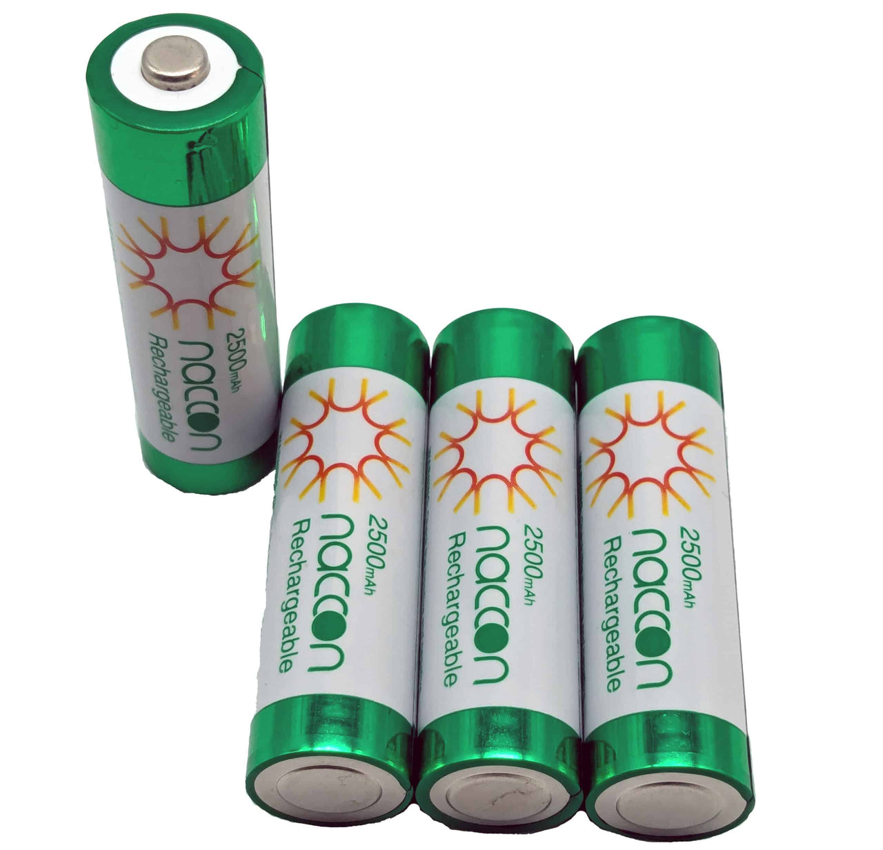 WAGBAAR25004 Rechargeable 2500mAh 1.2V AA battery (4)