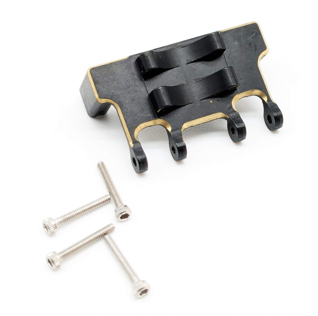 WAGSCX24SMBB Black Brass servo mount multi links SCX2