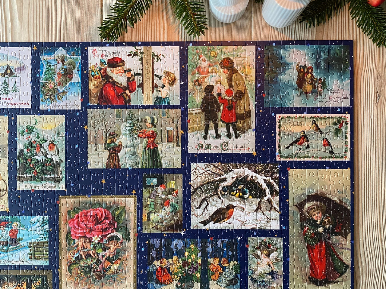 Puzzle de 1000 pièces « Voeux de Noël » 