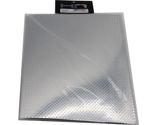 ACC1808TP 1:10 Scale 0.5mm Aluminum Silver Diamond Plate (2)