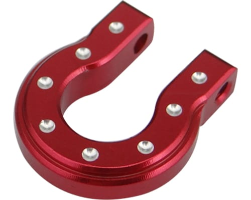 ACC808MR02 Red Aluminum Monster D-Ring Shackles TRX-4 SCX10 SCX10 II