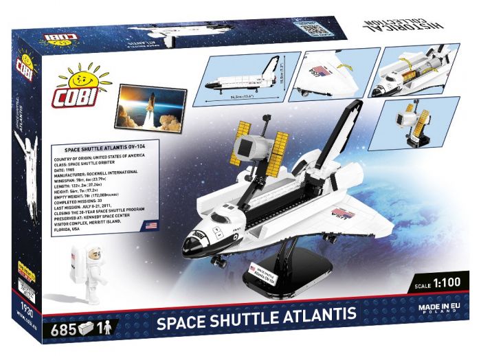 COBI-1930 COBI 685 PCS HC /1930/ SPACE SHUTTLE ATLANTIS