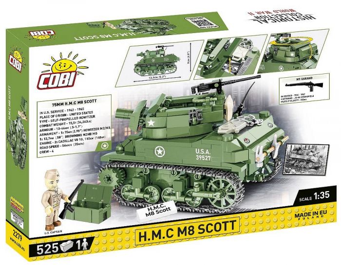 COBI-2279 COBI 525 pièces HC seconde guerre mondiale/2279/HMC SCOTT