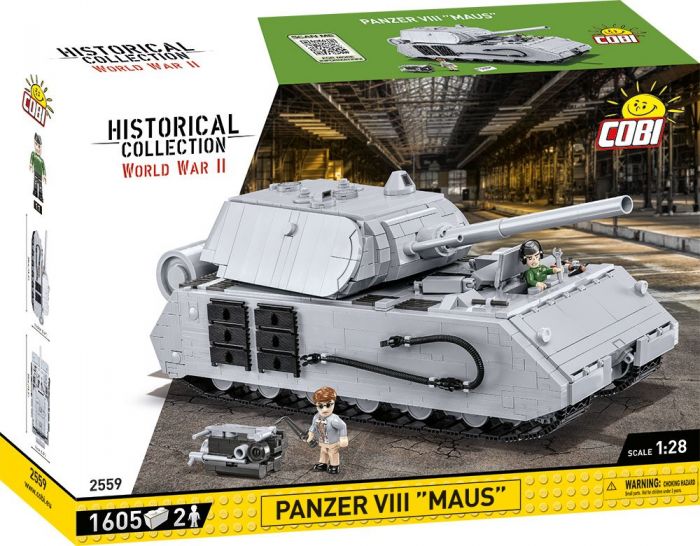 COBI-2559 COBI 1605 PCS 'HC WWII /2559/ PANZER VIII MAUS