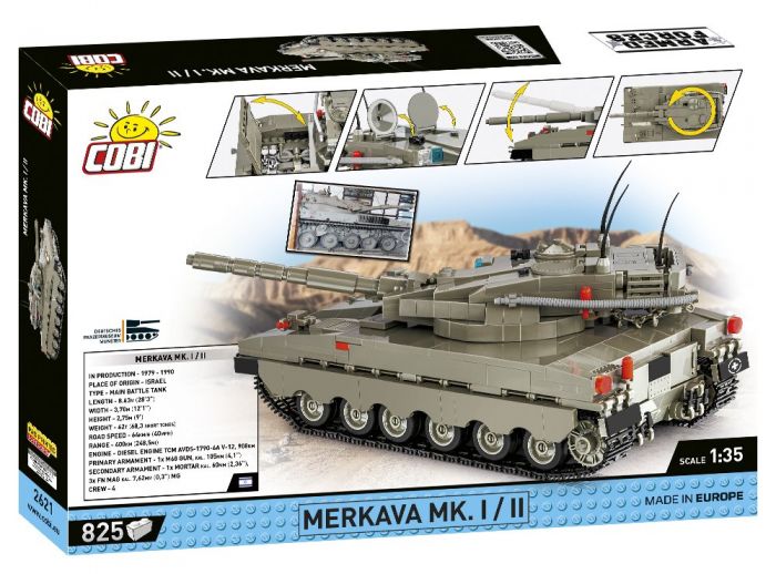 COBI-2621 COBI 825 FUERZAS ARMADAS /2621/ MERKAVA MK.I