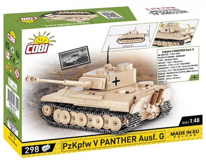 COBI-2713 COBI 298 PCS HC WWII /2713/ PANZER V AUSF.G