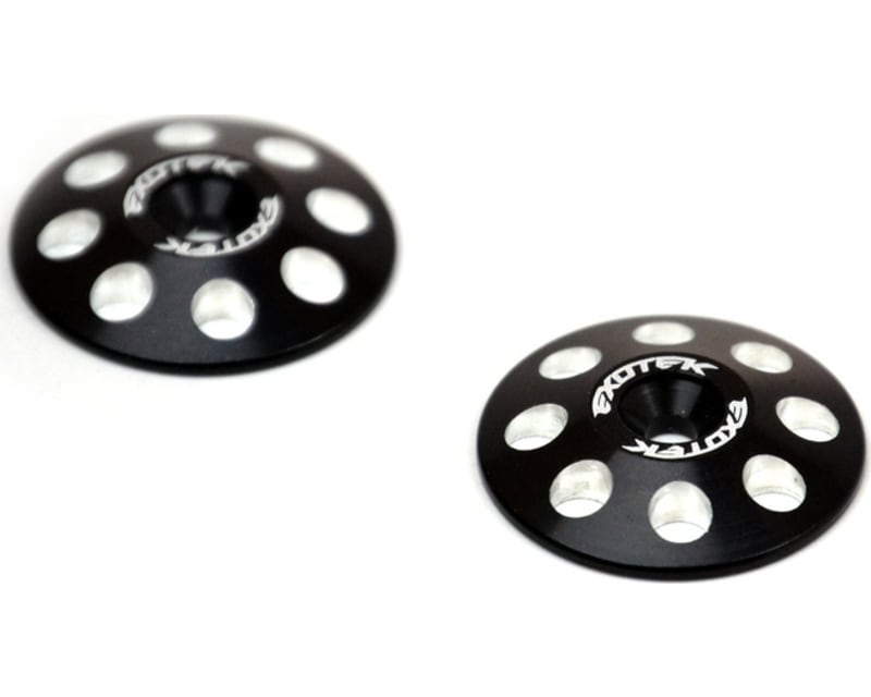 EXO1665BLK 1/8 Buggy XL Wing Buttons 22mm 2 Black