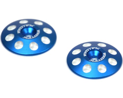 EXO1665BLU 1/8 Buggy XL Wing Buttons 22mm 2 Blue