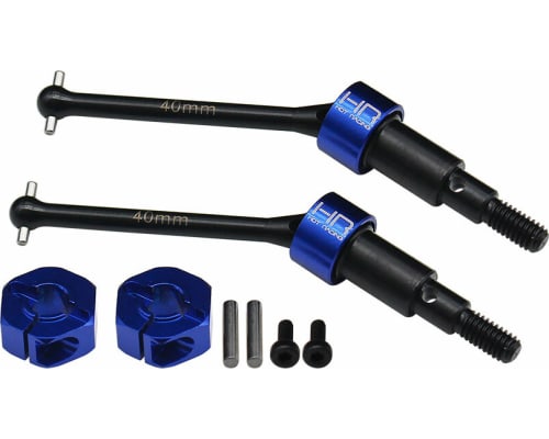 GRM288NR Steel Rear CVD Axles Drive Shafts Set B : Grom