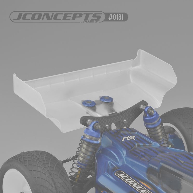 JCO0181 JConcepts Aero S-Type 7" rear wing, 2pc.