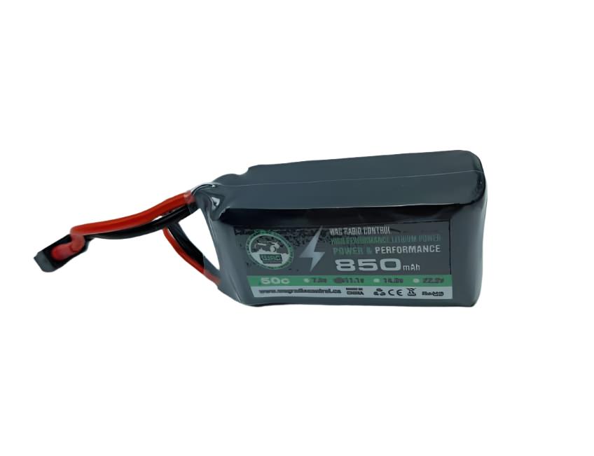 SPL-850 WAG Lipo battery 11.1V 3S 50C XT60 plug