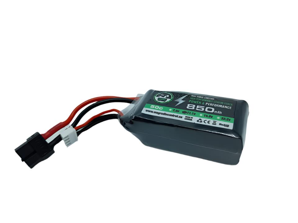 SPL-850 WAG Lipo battery 11.1V 3S 50C XT60 plug