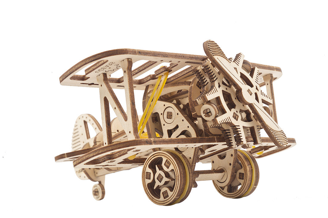 Ugears Mini-biplane (New Packaging design) - 84 Pieces