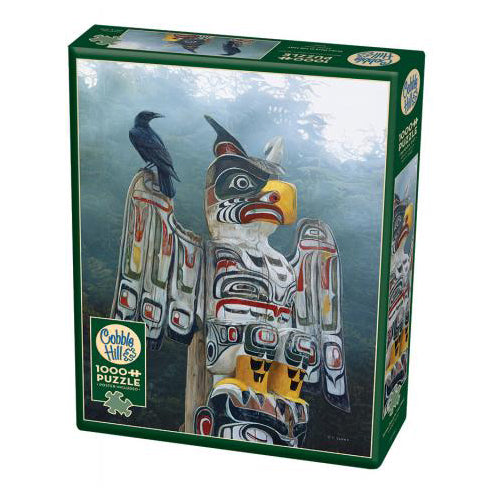 Totem Pole in the Mist 1000-Piece Puzzle