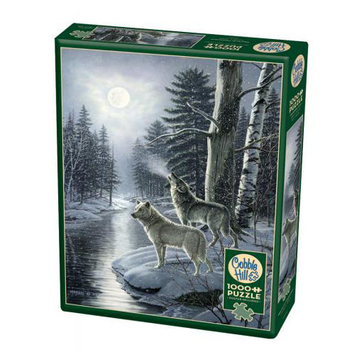 Wolves by Moonlight 1000-Piece Puzzle