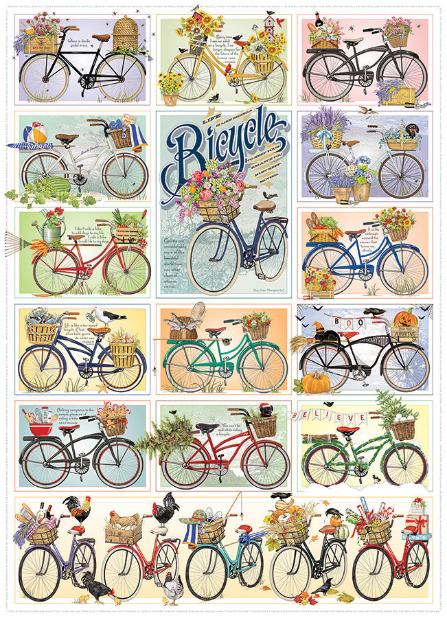 Bicycles 1000-Piece Puzzle