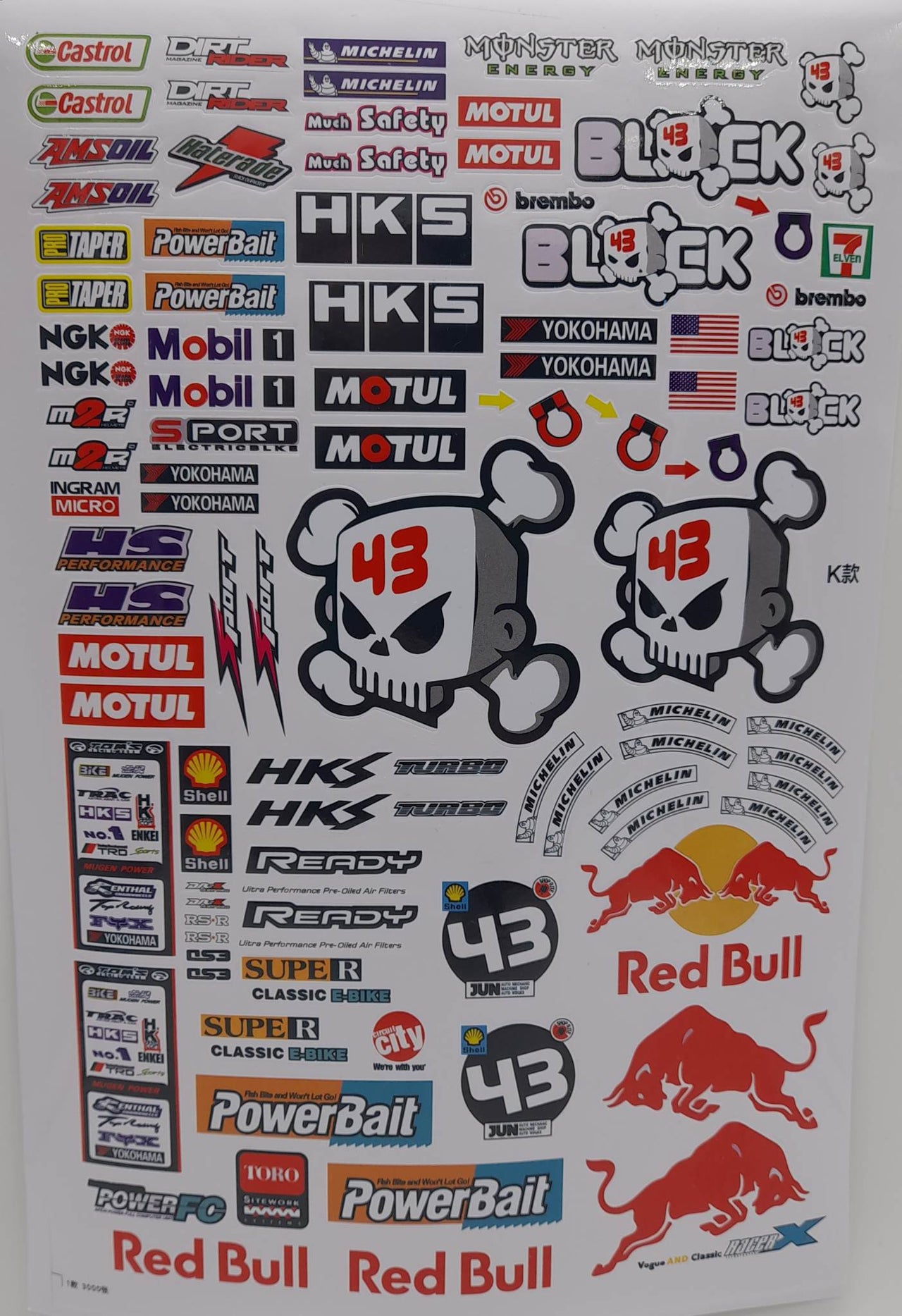 SSS-2 Sponsors Decals Sticker sheet 1/10