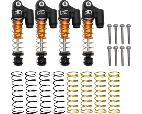 SXTF326RX04 Aluminum Threaded Oil Emulsion Shocks - Axial Scx24