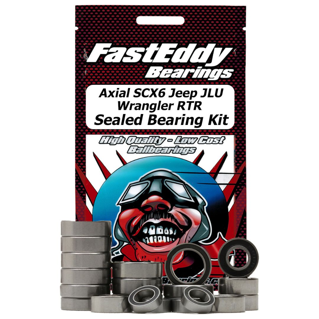 TFE7342 Fast Eddy Axial SCX6 Jeep JLU Wrangler RTR Sealed Bearing Kit