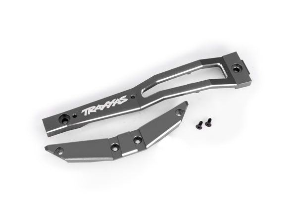 10221-GRAY Traxxas Chassis brace, front (gray-anodized)