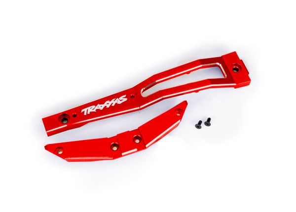 10221-RED Traxxas Chassis brace, front (red-anodized)