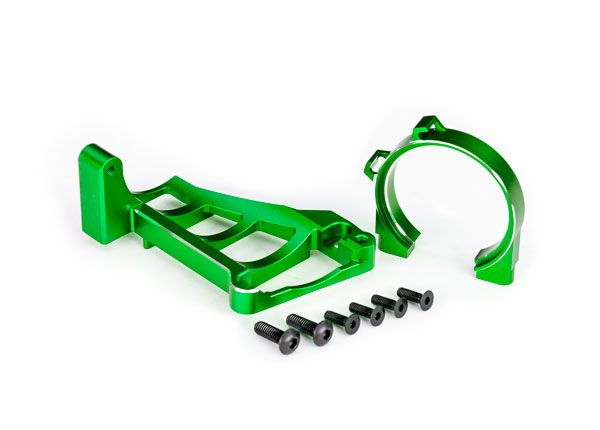 10261-GRN Traxxas Motor mounts (green/aluminum)(for #3461 motor)