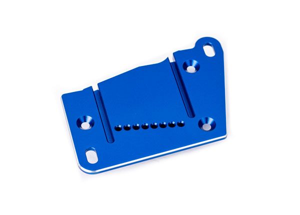 10263-BLUE Traxxas Motor mount cap, 6061-T6 aluminum (blue-anodized)