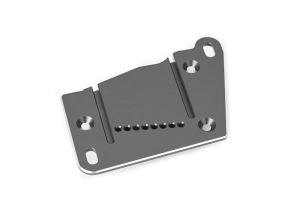 10263-GRAY Traxxas Motor mount cap, 6061-T6 aluminum (gray-anodized)