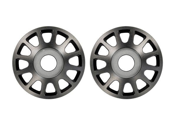 10274-GRAY Traxxas Wheel centers, Method Race Wheels 703 (gray, 2)