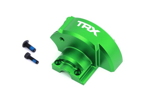 10287-GRN Traxxas Cover, gear (green-anodized 6061-T6 aluminum)