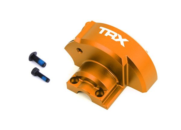 10287-ORNG Traxxas Cover, gear (orange-anodized 6061-T6 aluminum)