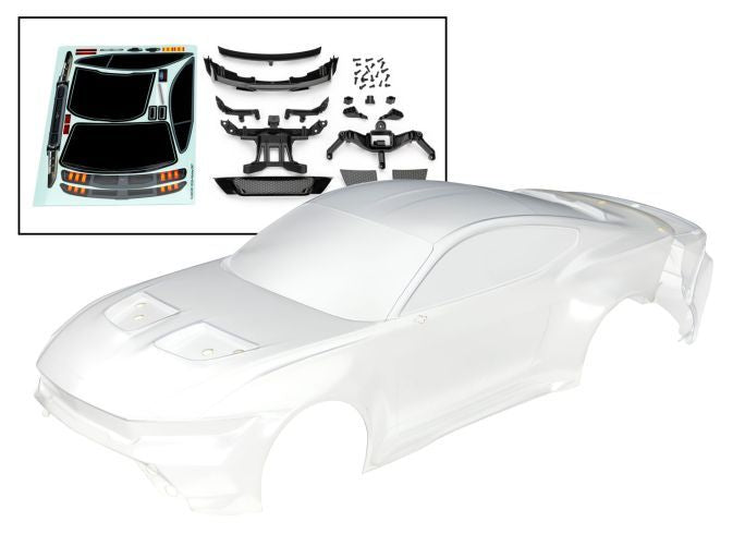 10511 Traxxas Body Mustang, Clear