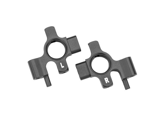 10537-GRAY Traxxas Steering Blocks L&R Aluminum Gray