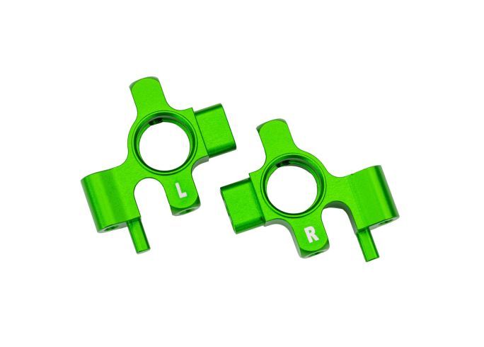 10537-GRN Traxxas Steering Blocks L&R Aluminum Green