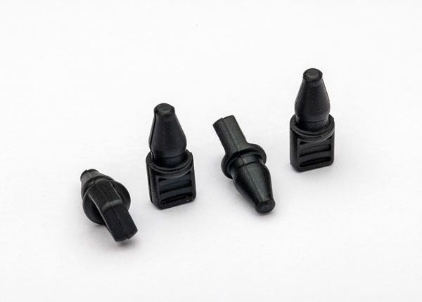 10620 Traxxas Drain plug, transom (4) (fits Disruptor)