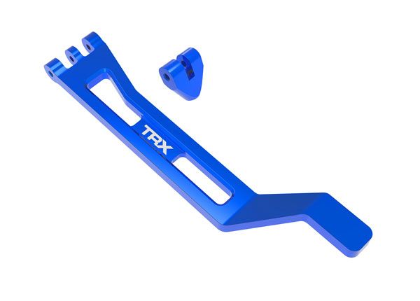 10726-BLUE Traxxas Battery hold-down (blue-anodized 6061-T6 aluminum)