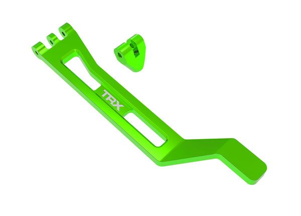 10726-GRN Traxxas Battery hold-down (green-anodized 6061-T6 aluminum)