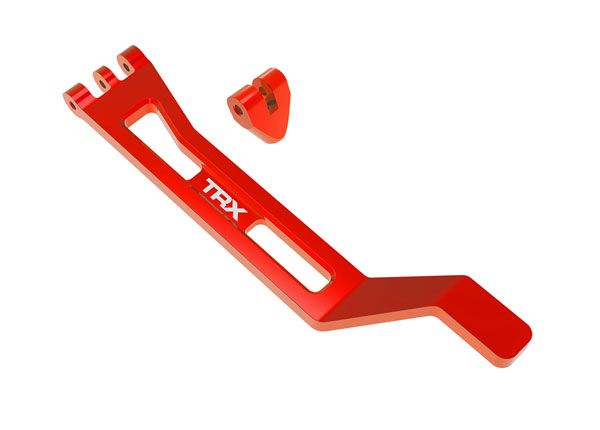 10726-RED Traxxas Battery hold-down (red-anodized 6061-T6 aluminum)