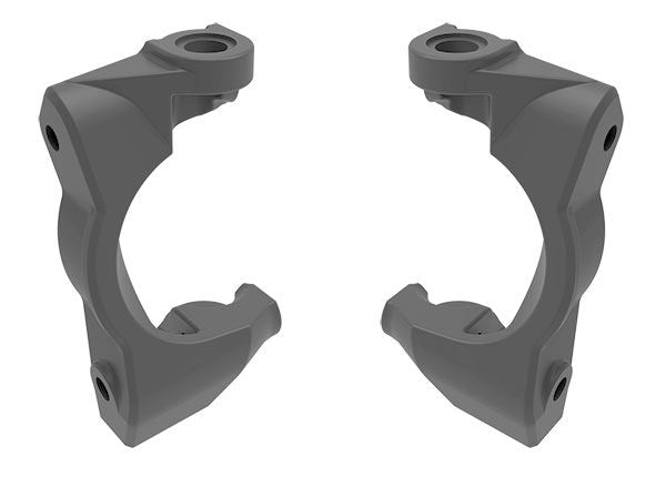 10732-GRAY Traxxas Caster blocks (c-hubs), left & right (gray)