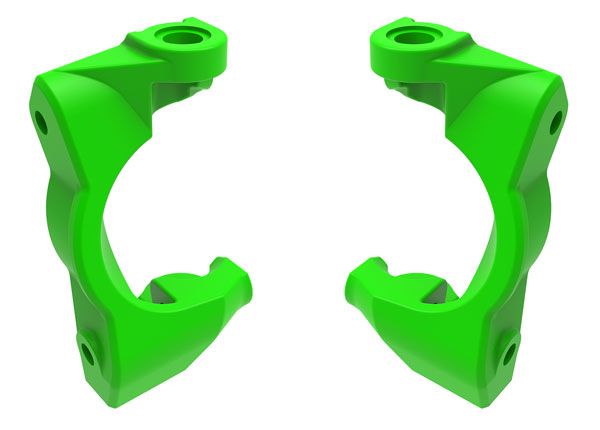 10732-GRN Traxxas Caster blocks (c-hubs), left & right (green)