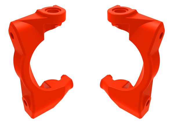 10732-RED Traxxas Caster blocks (c-hubs), left & right (red)