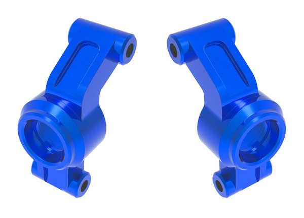 10751-BLUE Traxxas Carriers, stub axle, aluminum (blue) (left & right)