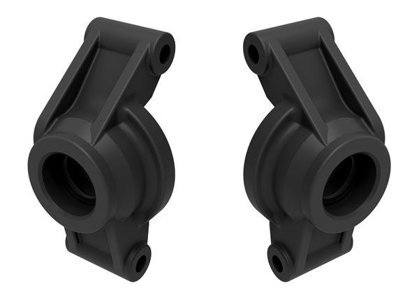 10752-BLK Traxxas Carriers, stub axle (black) (rear) (left & right)