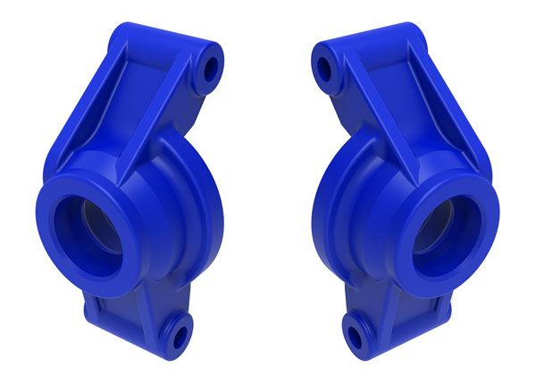 10752-BLUE Traxxas Carriers, stub axle (blue) (rear) (left & right)